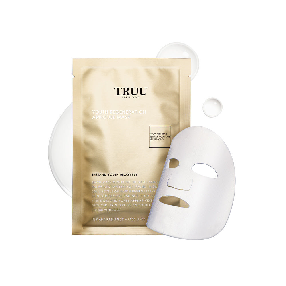 【TRUU Free Shipping & Buy 3 Get 4 Free】【Anti-Aging Repair Set】Royal Jelly Moisture Treatment Essence + Pro Perfection Repair Essence + ExoRegenPro+™ Royal Jelly Youth Renewal Cream【Free】Snow Gentian Cream-10g + PDRN Glow Mask-30G +Ampoule Mask*2