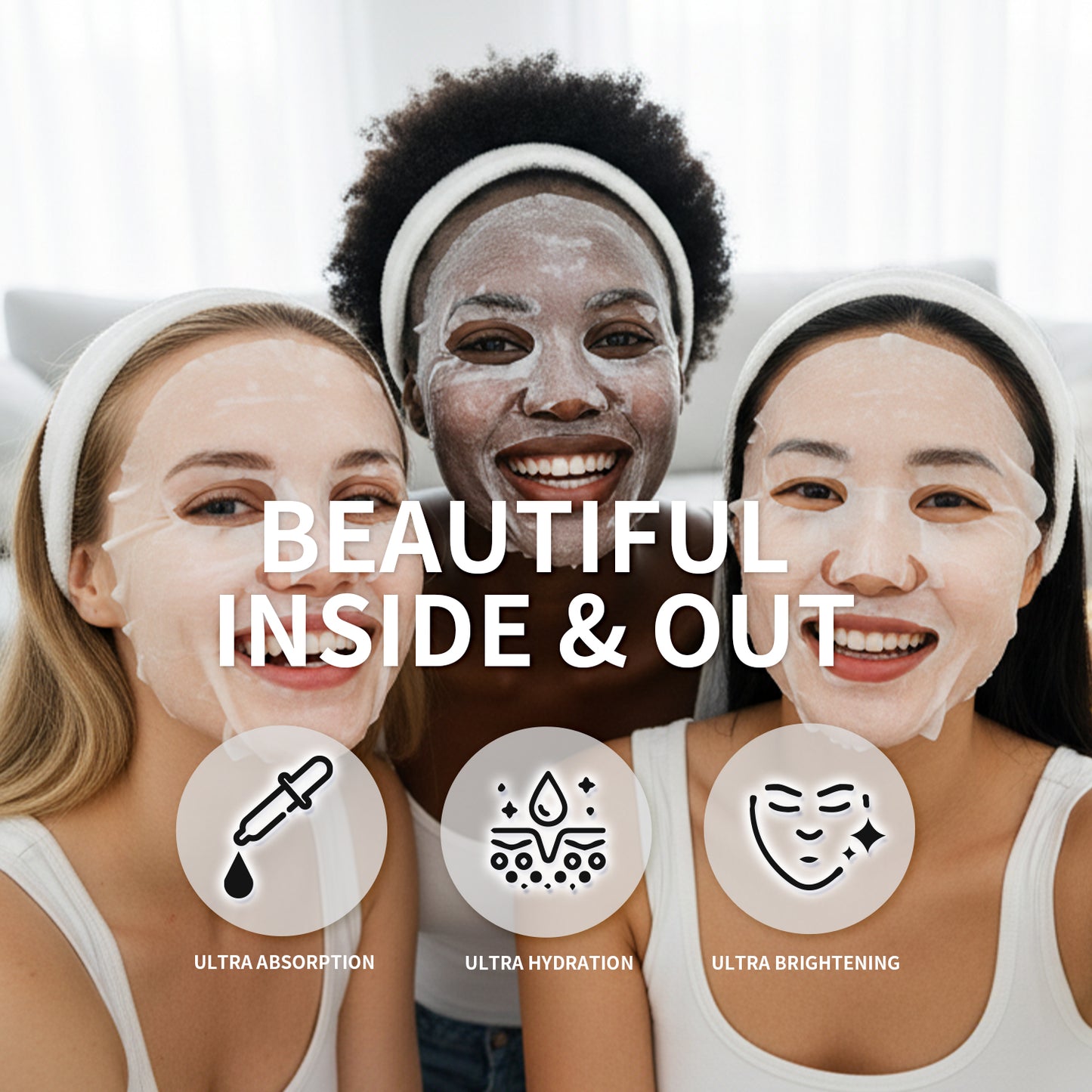 【ALLRE】Hydrating Whitening Dewy Glow Mask*4 Bags