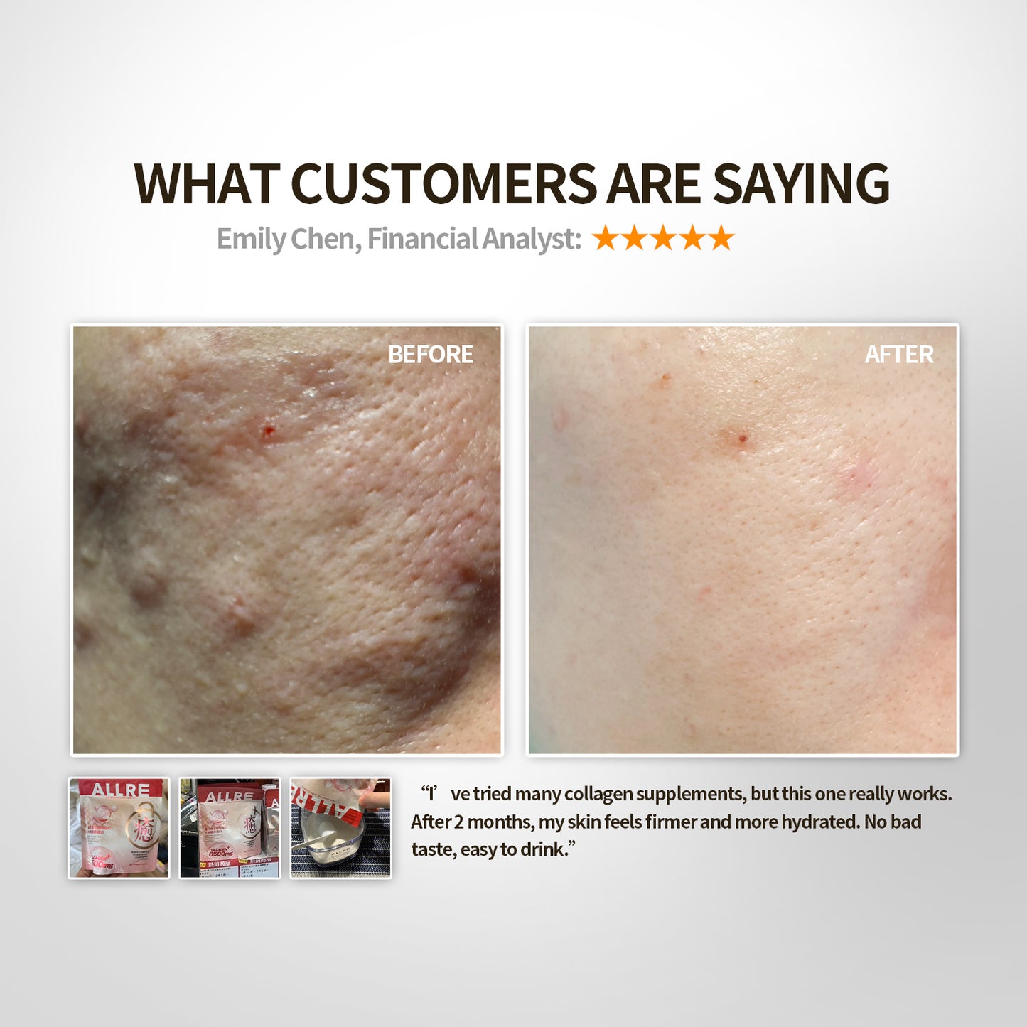 【ALLRE】Skin Repair Collagen C Complex(100g/bag)