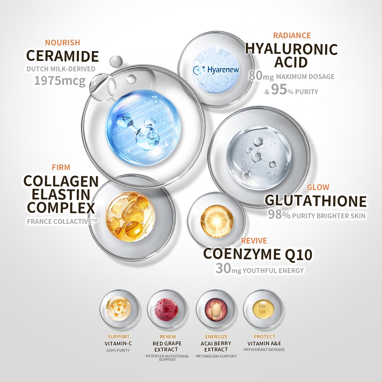 【ALLRE】Water Glow Dewy Skin Capsules (30 capsules/bag)