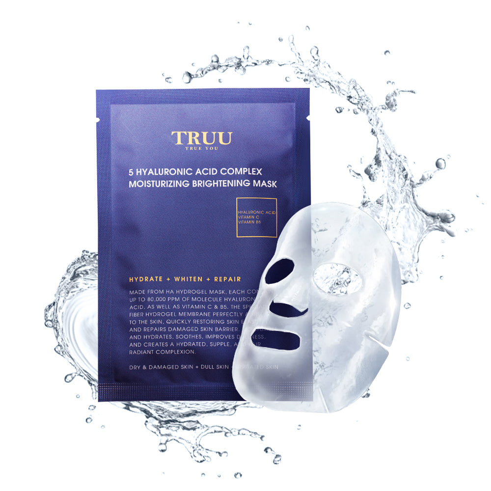 【TRUU】5 Hyaluronic Acid Complex Moisturizing and Brightening Mask