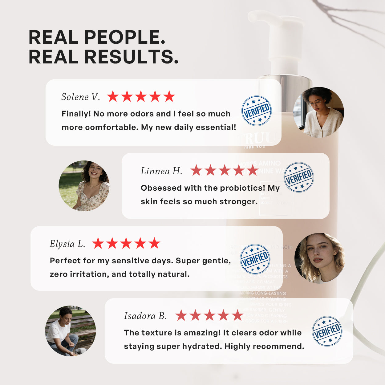 【TRUU】76 Probiotics Amino Purifying Feminine Wash