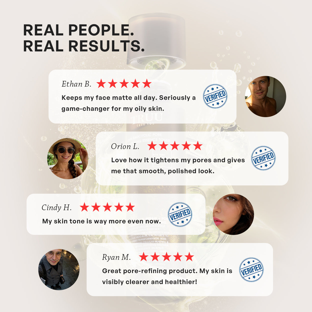 【TRUU】PDRN Salicyclic Pore Tightening Essence Toner