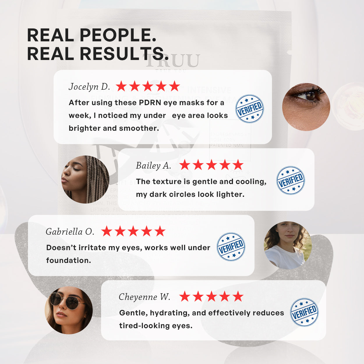 【TRUU】PDRN ExoRegenPro+™ Intensive Firming & Brightening Eye Mask