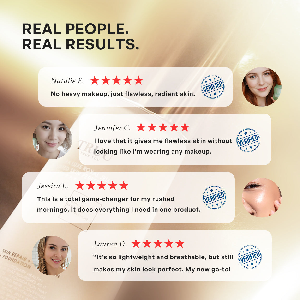 【TRUU】Ultra Luxe Royal Jelly Tinted Skin Perfector SPF50★★★-10ML Travel Size