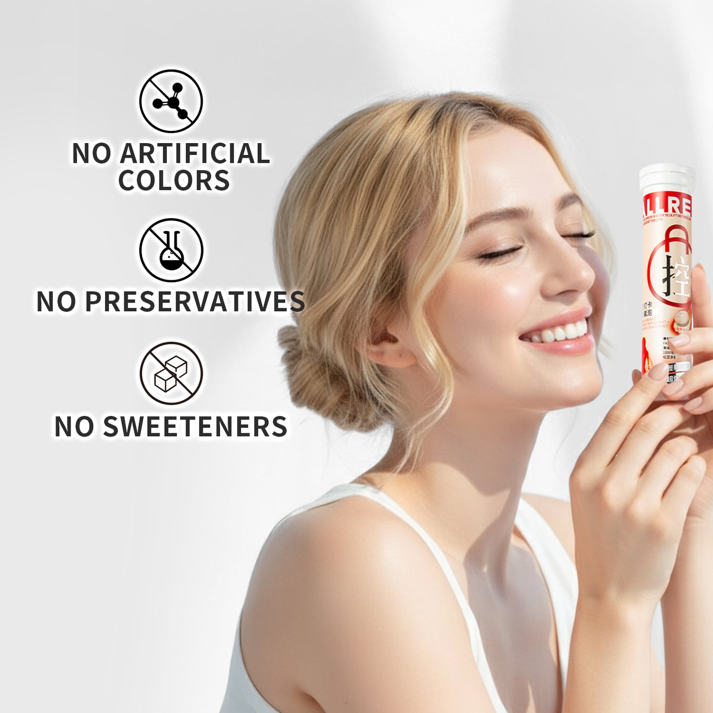 【ALLRE】MealTime Check-in Body Sculpt Metabolism Effervescent Tablets(20 tablets/can)