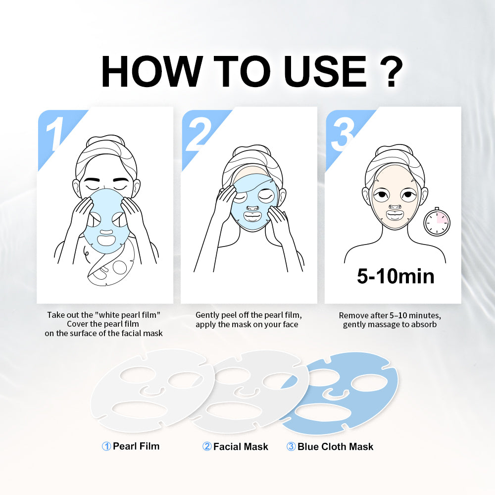 【ALLRE】Hydrating Whitening Dewy Glow Mask*4 Bags