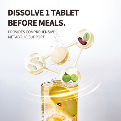 【ALLRE】MealTime Check-in Body Sculpt Metabolism Effervescent Tablets（20 tablets/can）