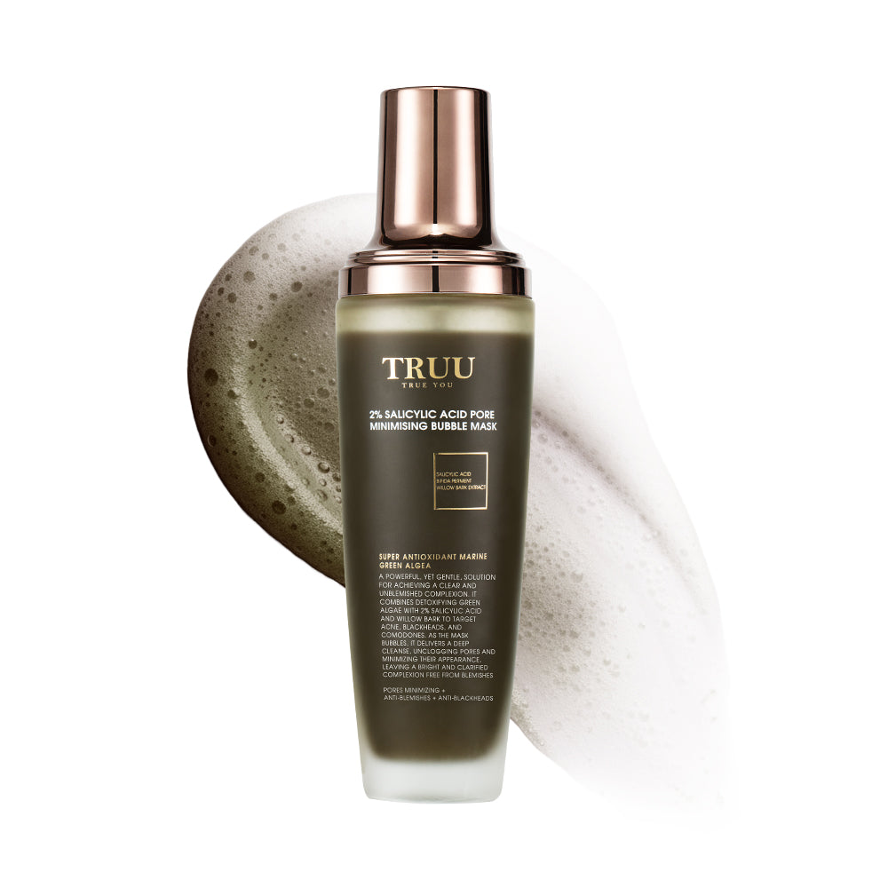 【TRUU】2% Salicylic Acid Pore Minimising Bubble Mask