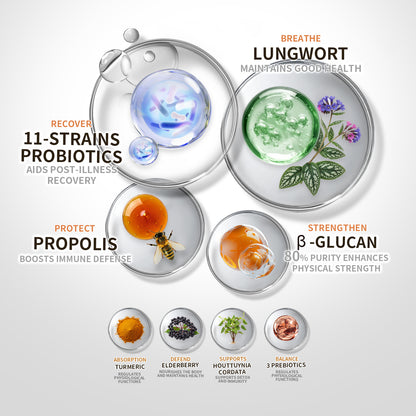 【ALLRE】Clear Airways Lungwort Probiotics（60G/can）