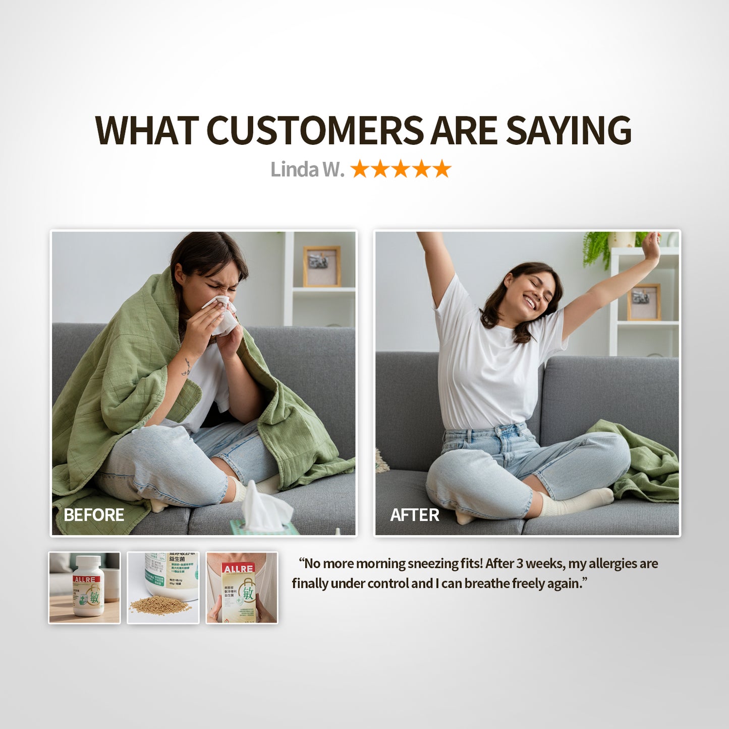 【ALLRE】Clear Airways Lungwort Probiotics（60G/can）