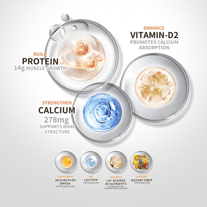 【ALLRE】Energy Boost High Calcium Muscle Growth Plant Based Protein(500g/bag)