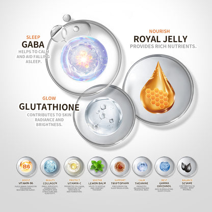 【ALLRE】GABA Beauty Sleep Collagen Capsule (30 capsules/bag)