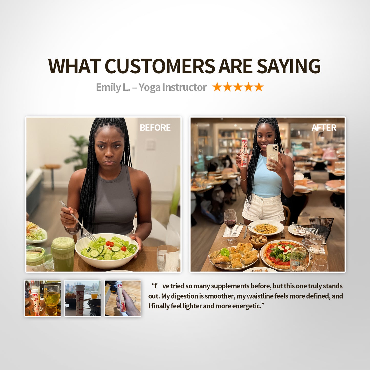 【ALLRE】MealTime Check-in Body Sculpt Metabolism Effervescent Tablets（20 tablets/can）