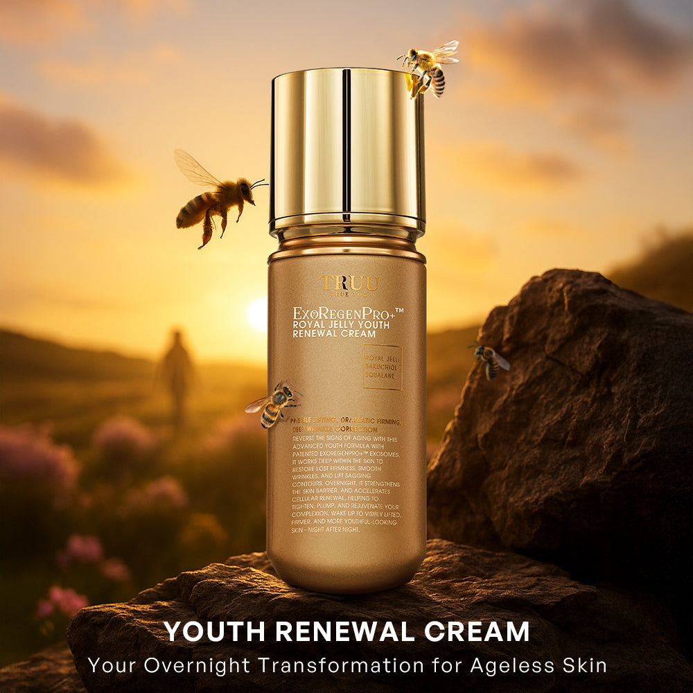 【TRUU Free Shipping & Buy 3 Get 4 Free】【Anti-Aging Repair Set】Royal Jelly Moisture Treatment Essence + Pro Perfection Repair Essence + ExoRegenPro+™ Royal Jelly Youth Renewal Cream【Free】Snow Gentian Cream-10g + PDRN Glow Mask-30G +Ampoule Mask*2