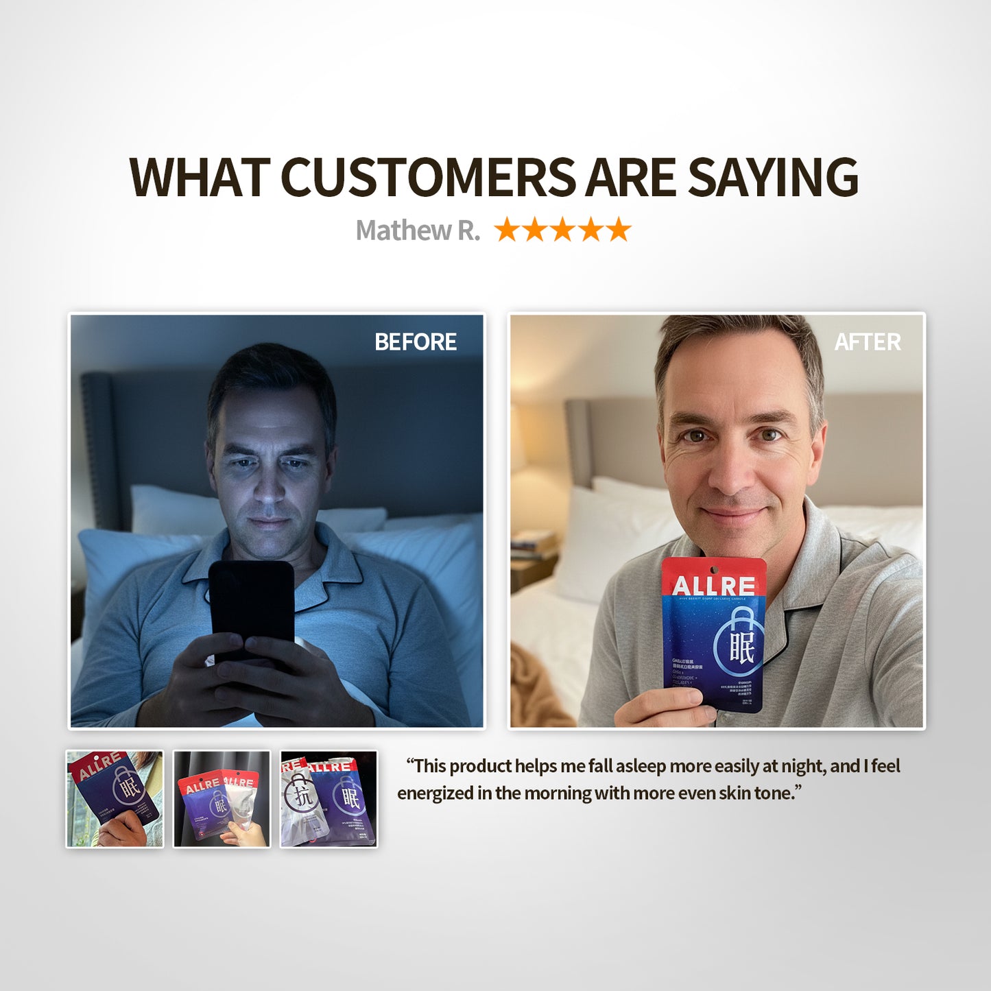 【ALLRE】GABA Beauty Sleep Collagen Capsule (30 capsules/bag)