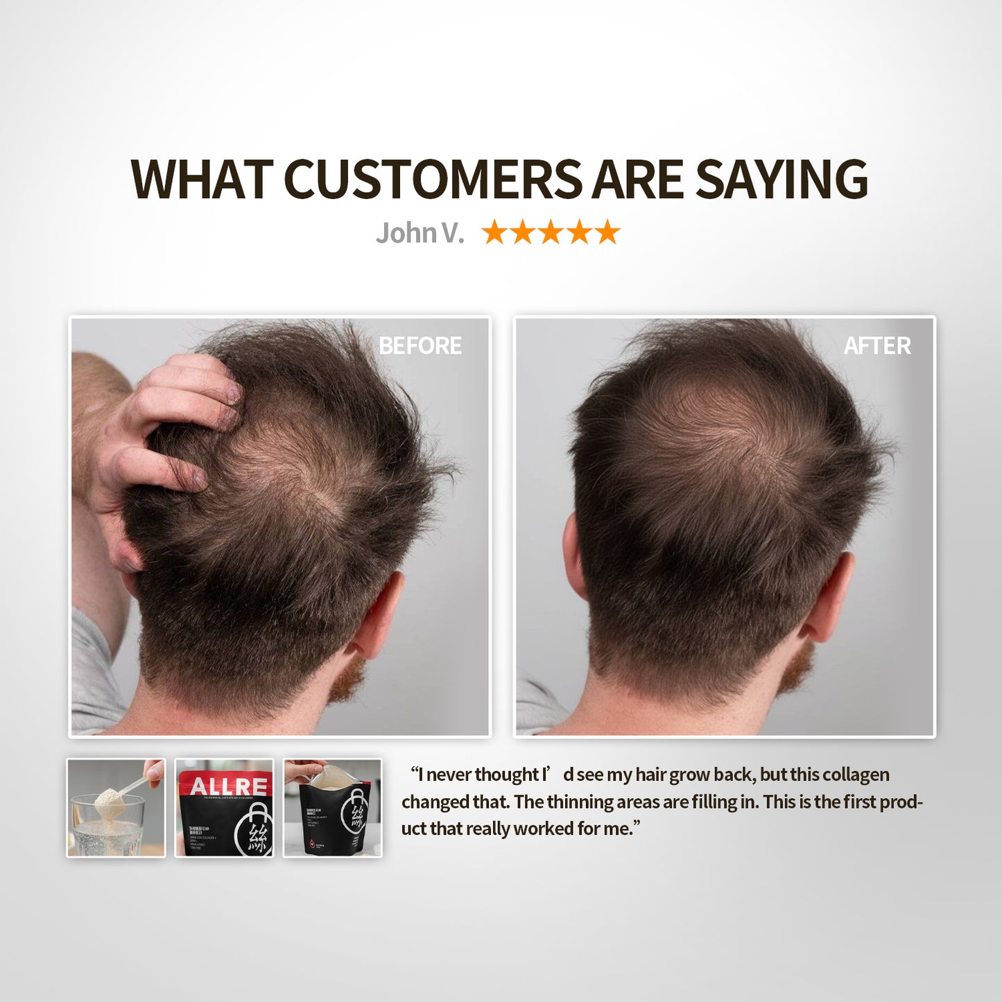 【ALLRE】Voluminous Fortifying Collagen (100g/bag)