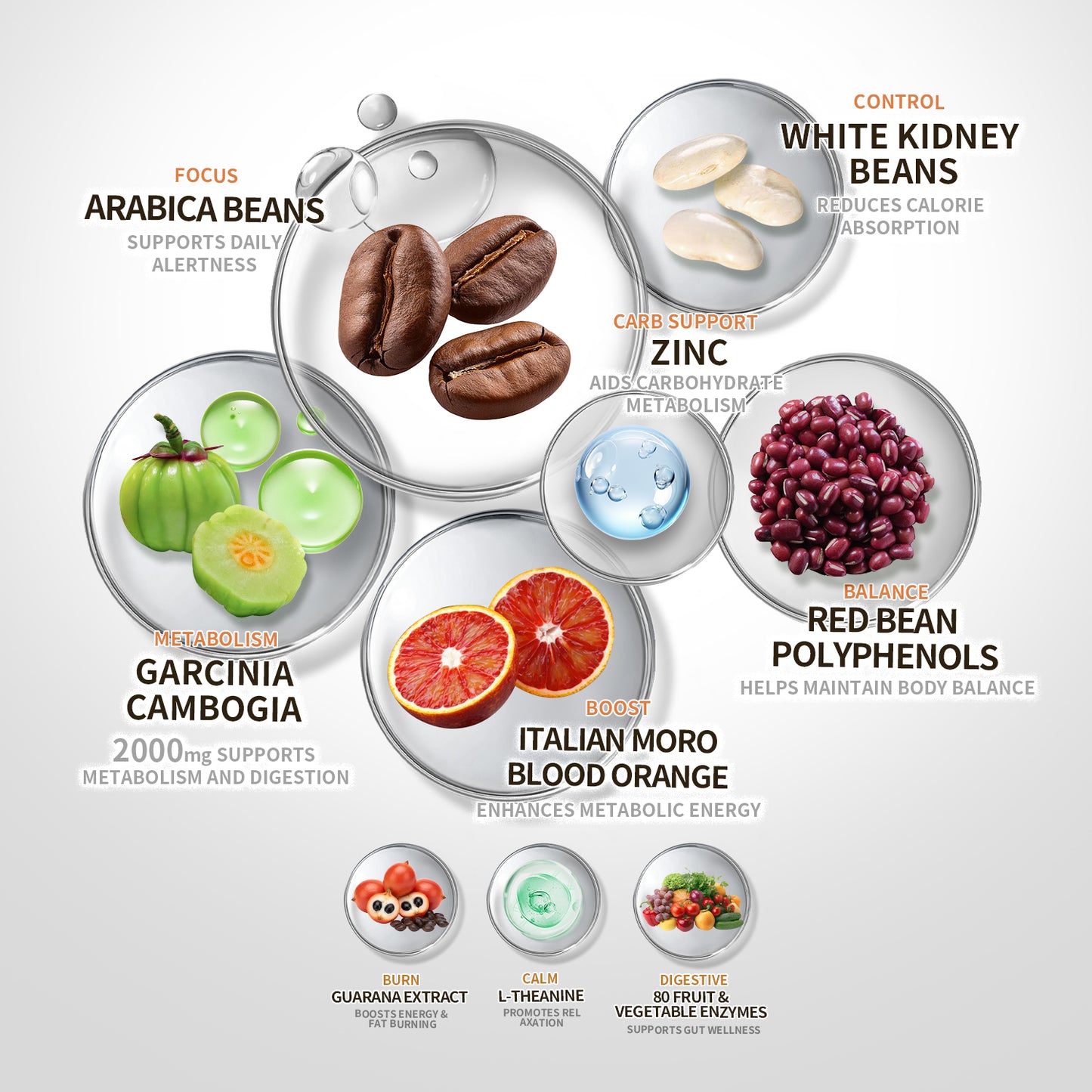 【ALLRE 15% Off】MealTime Check-in Metabolism Effervescent Tablets + Garcinia Lightning Coffee-Mocha Flavored