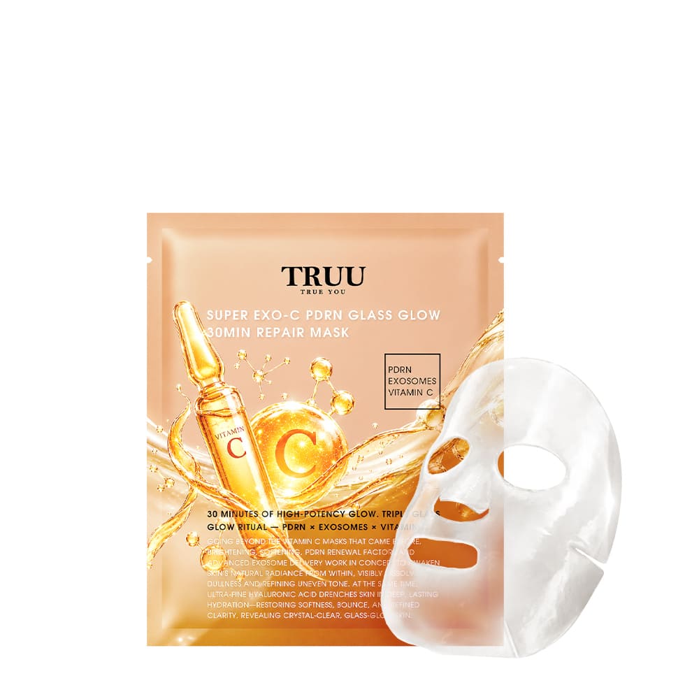 【TRUU】Super Exo-C PDRN Glass Glow 30min Repair Mask