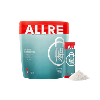 【ALLRE】Triplex Enzyme Fibre Probiotics (2.5g/stick pack; 30 stick packs/bag)(EXP:20260806)
