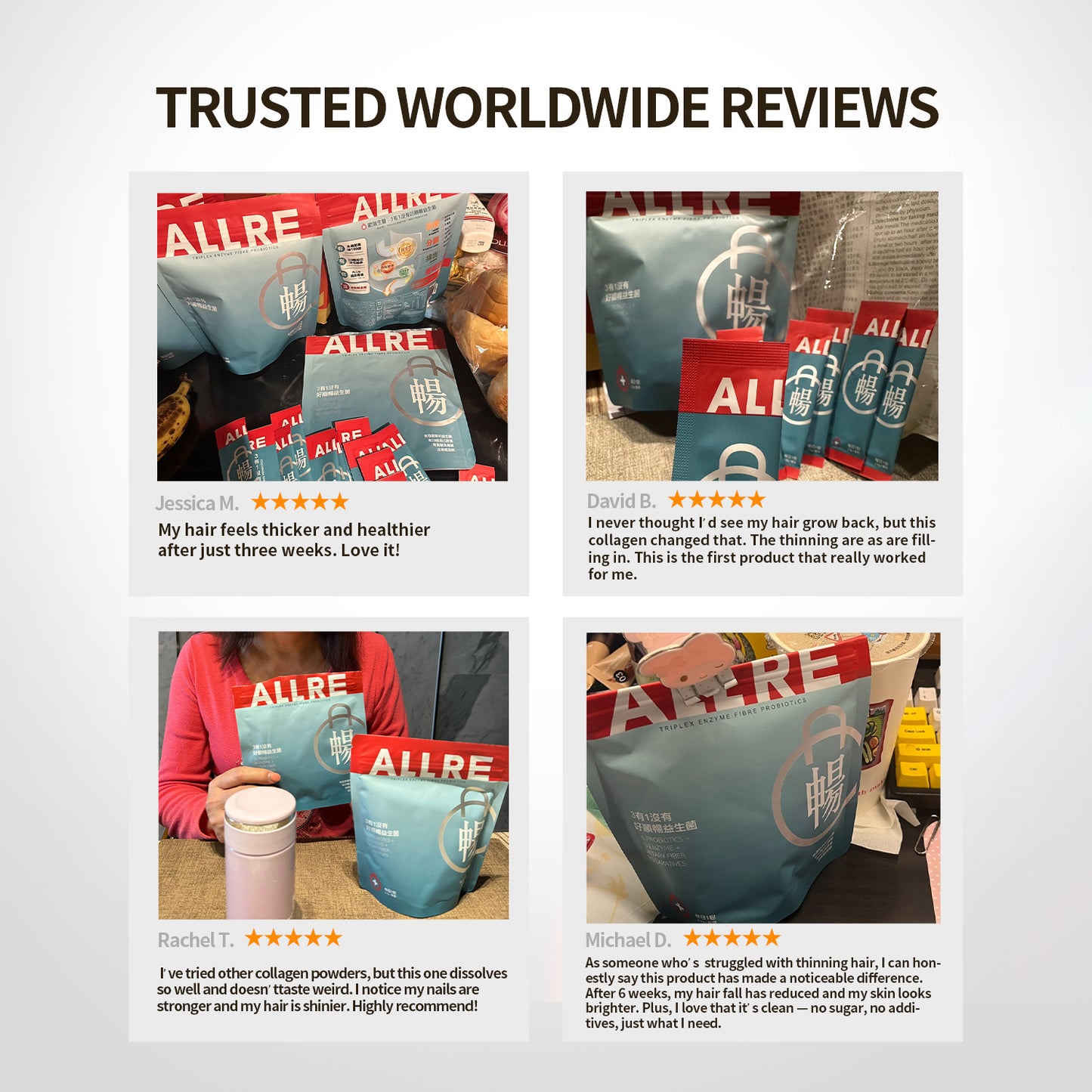 【ALLRE】Triplex Enzyme Fibre Probiotics (2.5g/stick pack; 30 stick packs/bag)(EXP:20260806)