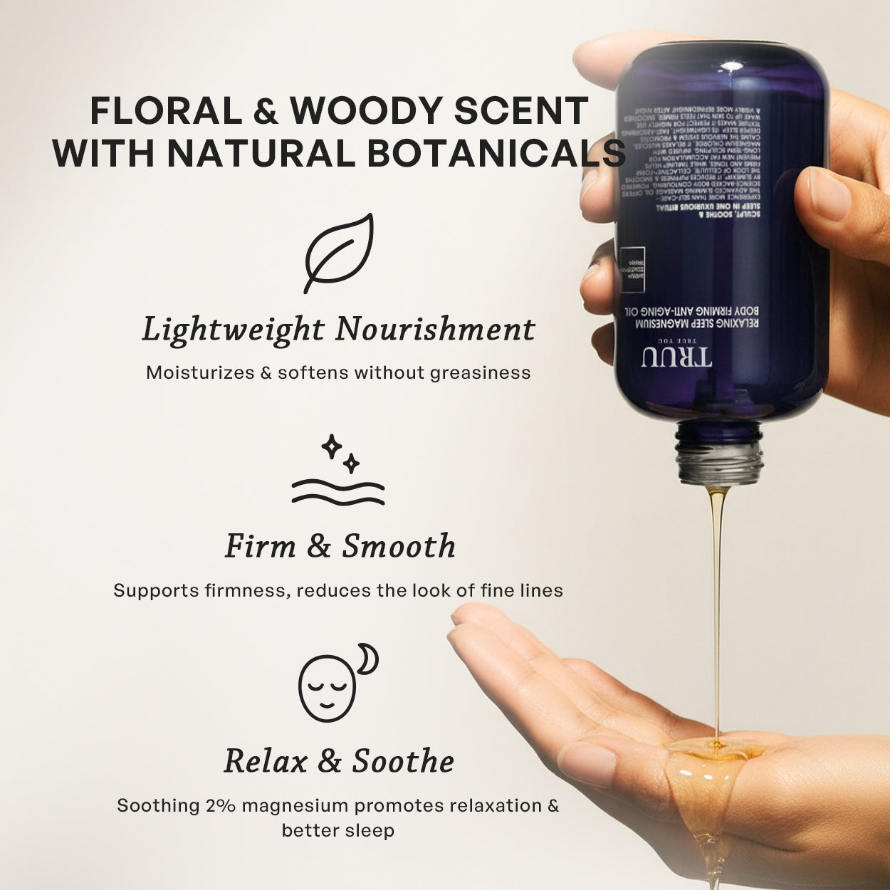 【TRUU】Relaxing Sleep Magnesium Body Firming Anti-Aging Oil