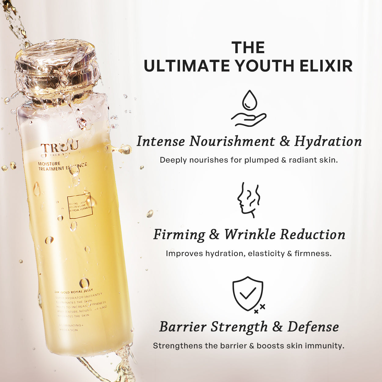 【TRUU】Royal Jelly Moisture Treatment Essence