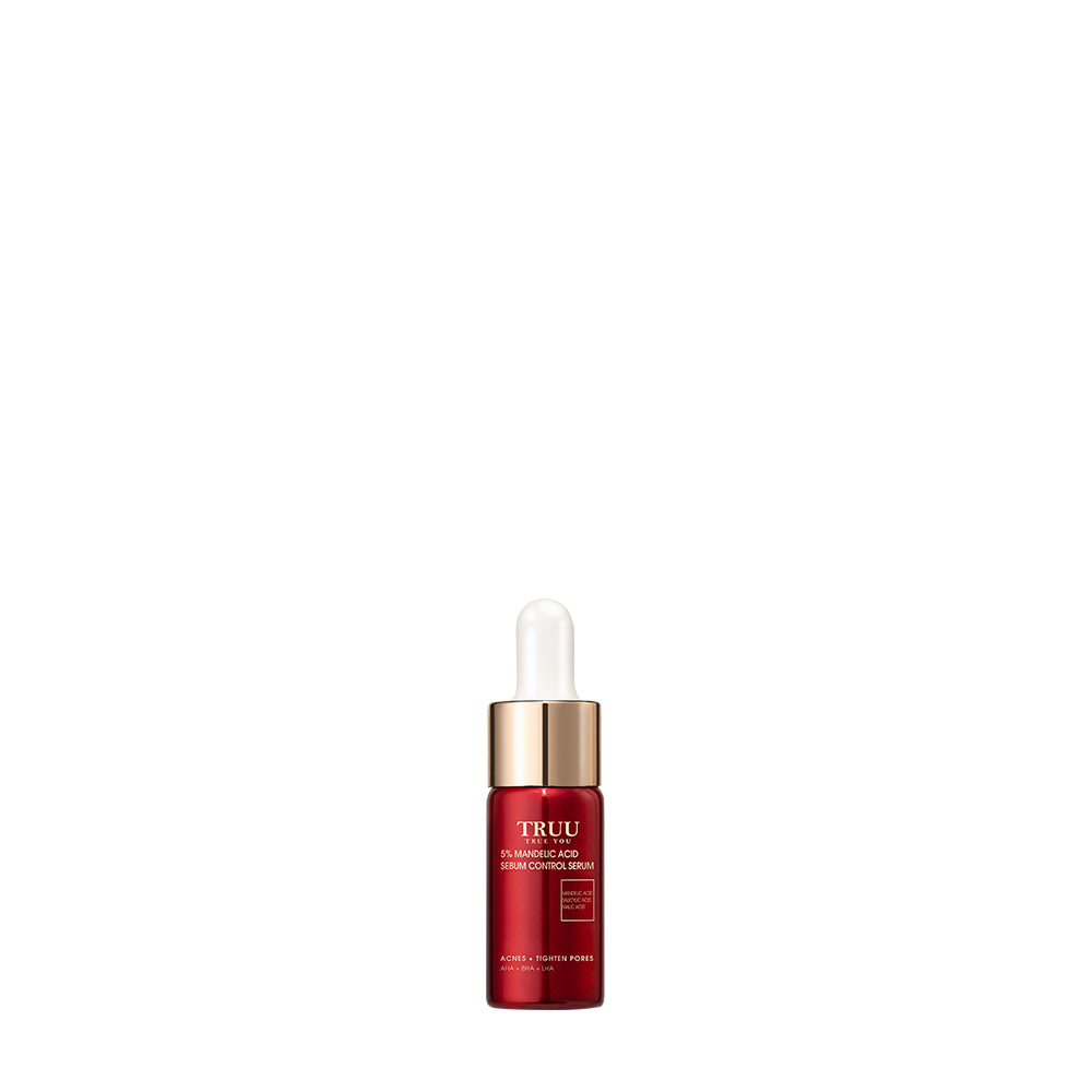【TRUU】5% Mandelic Acid Sebum Control Serum-8g Travel Size（Gentle Exfoliation+Pore Refining）