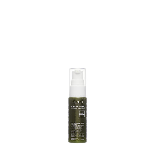 【TRUU】2% Salicylic Acid Pore Minimising Bubble Mask - 30ML Travel Size