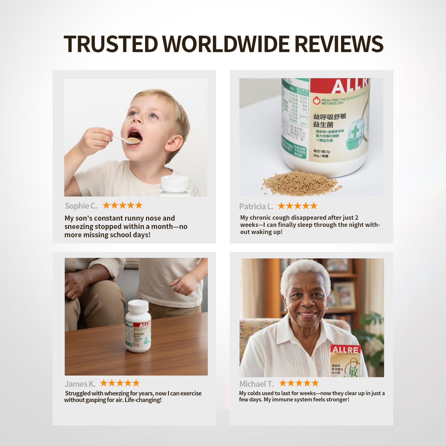 【ALLRE】Clear Airways Lungwort Probiotics（60G/can）