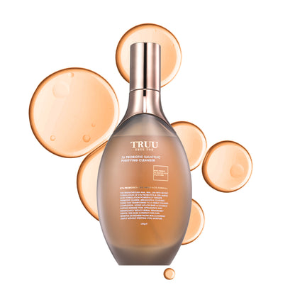 【TRUU Buy 2 Get 1 Free】(76 Probiotics Amino Purifying Cleanser/76 Probiotic Salicylic Purifying Cleanser) Pick 2【Free】ExoRegenPro+™ Supercharged Whitening Essence Toner-30ML Travel Size