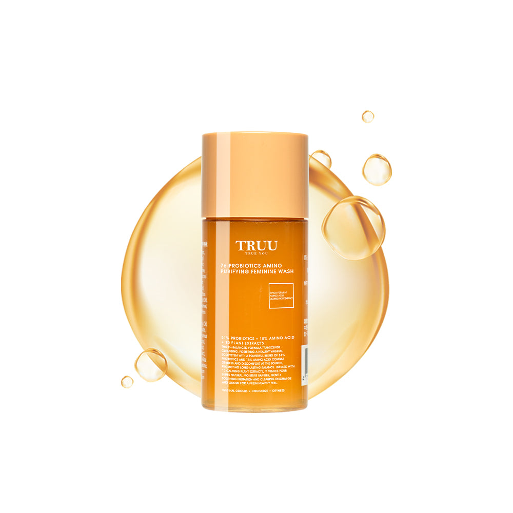 【TRUU】76 Probiotics Amino Purifying Feminine Wash-30G Travel Size