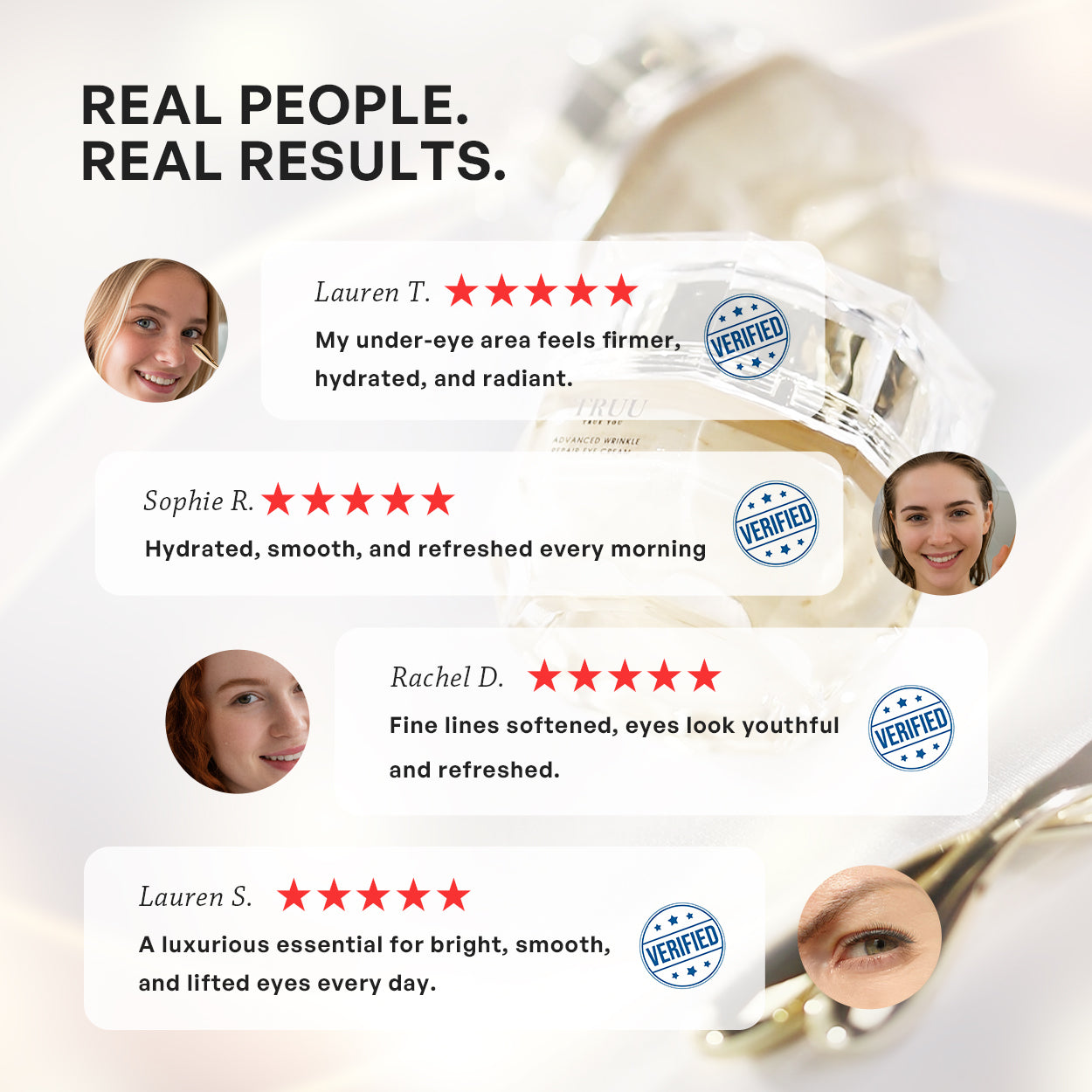 【TRUU】Luxe Gold Peptide Firming Eye Cream