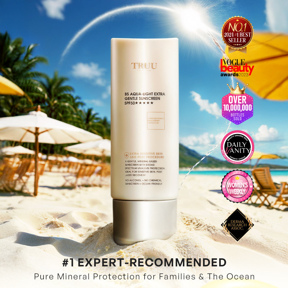 【TRUU】B5輕水感純物理防曬乳 SPF50★★★★★-10ML 隨身瓶