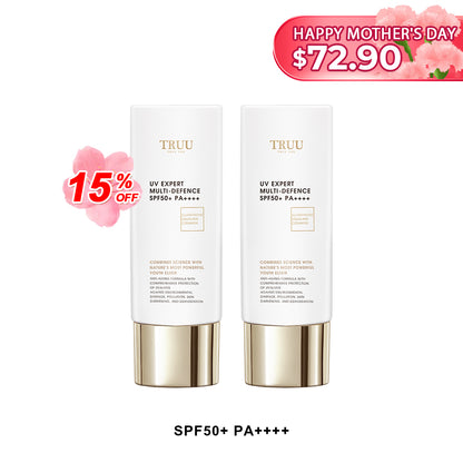 【TRUU 15% Off】UV Expert Multi-Defence Aqua Fluid SPF50+PA++++ *2