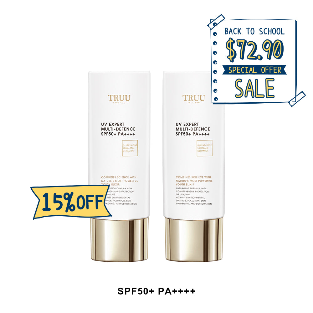 【TRUU 15% Off】UV Expert Multi-Defence Aqua Fluid SPF50+PA++++ *2