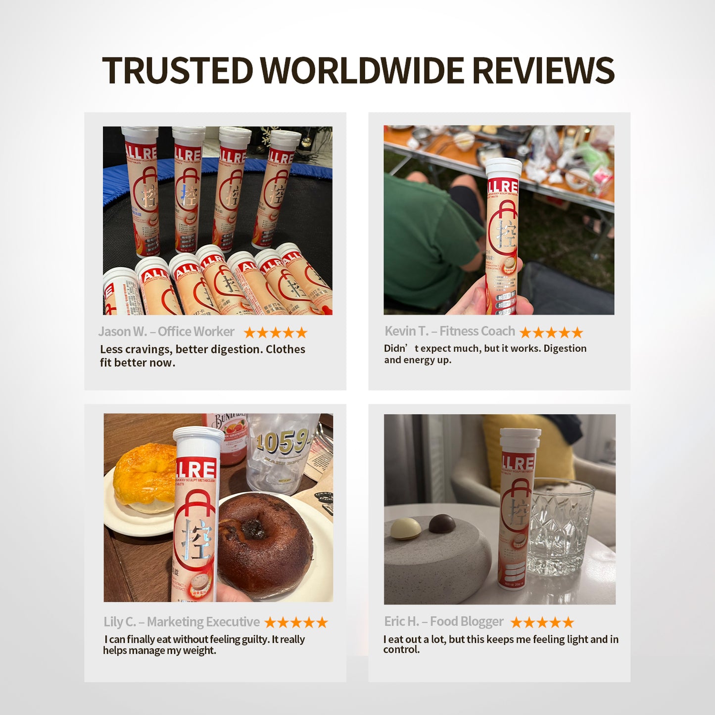 【ALLRE】MealTime Check-in Body Sculpt Metabolism Effervescent Tablets（20 tablets/can）