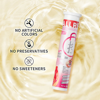 【ALLRE】MealTime Check-in Body Sculpt Metabolism Effervescent Tablets-Berry Bliss（20 tablets/can）