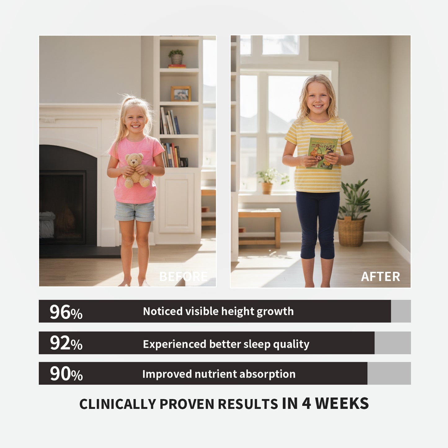 【ALLRE】GrowTall SleepWell Height Booster Magnesium Calcium（90 tablets/can）