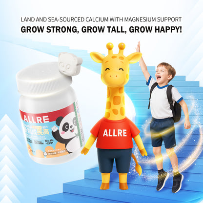 【ALLRE】GrowTall SleepWell Height Booster Magnesium Calcium（90 tablets/can）