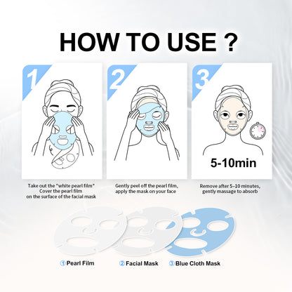 【ALLRE】Hydrating Whitening Dewy Glow Mask*4 Bags